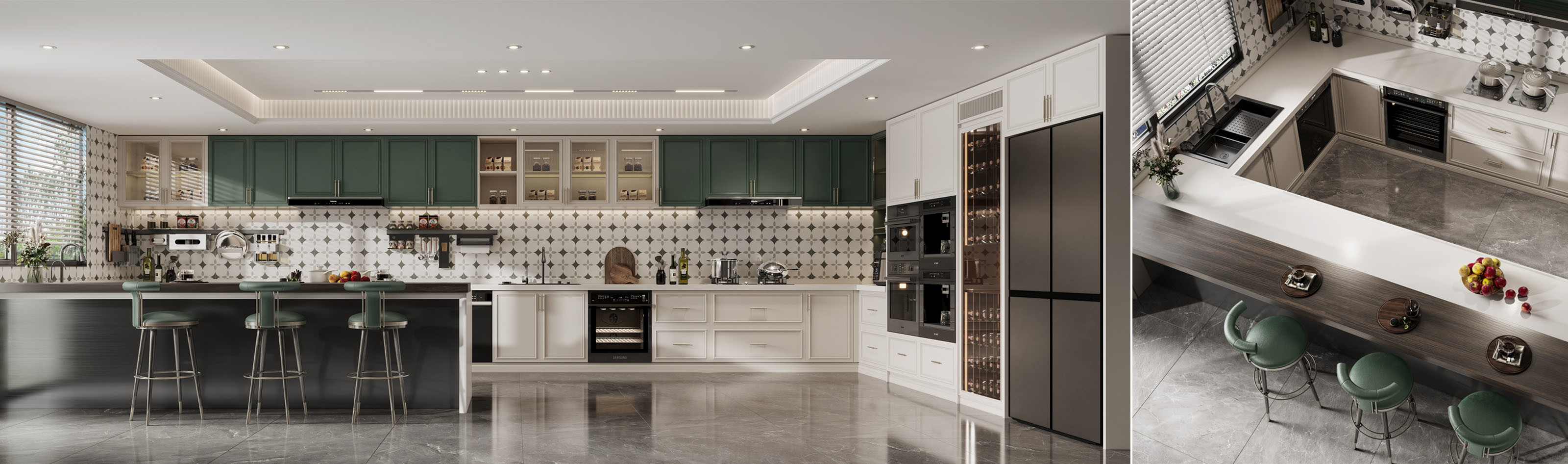 chất lượng Tủ bếp hiện đại nhà máy sản xuất