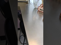 Tủ lưu trữ ban công Fadior với bàn bằng thép không gỉ