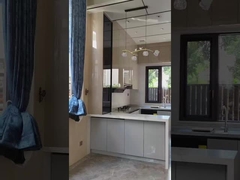 Tủ bếp đẹp và hiệu quả với kết thúc màu xám sao Fadior